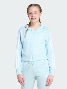 adidas adidas Bluza Essentials Full-Zip Turkusowy Regular Fit