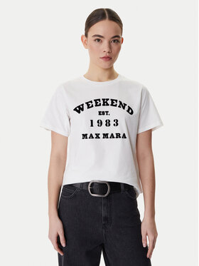 Weekend Max Mara Weekend Max Mara T-shirt Tenue 2615971051 Bianco Regular Fit
