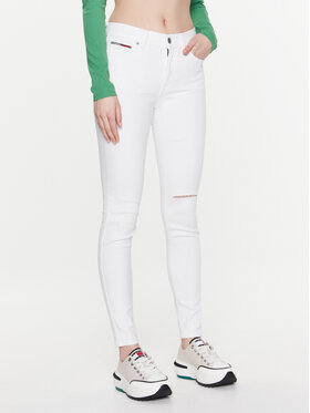 Tommy Jeans Tommy Jeans Jeans Nora DW0DW15486 Weiß Skinny Fit