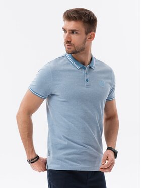 Ombre Ombre Polokošile S1618 Modrá Regular Fit