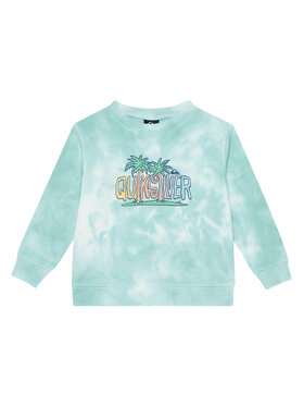 Quiksilver Quiksilver Felpa Tie Dye EQKFT03398 Celeste Comfort Fit