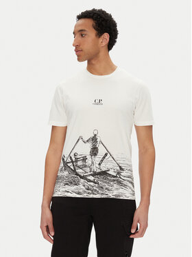 C.P. Company C.P. Company T-shirt 18CMTS318A005431G Bianco Regular Fit