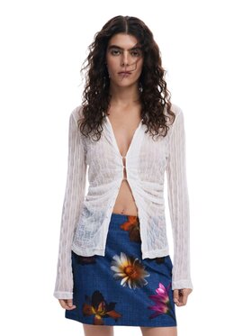 Desigual Desigual Spódnica midi Gonna mirta Niebieski Regular Fit