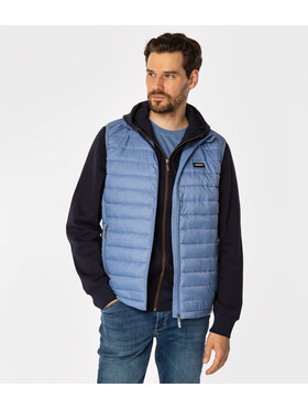 Lee Cooper Lee Cooper Kamizelka DIEGO Niebieski Regular Fit