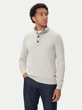 Barbour Barbour Džemper Patch Half Zip MKN0585BE14 Bež Regular Fit