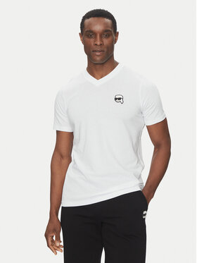 KARL LAGERFELD KARL LAGERFELD T-Shirt 755021 552224 Biały Regular Fit