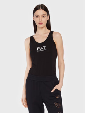 EA7 Emporio Armani EA7 Emporio Armani Top 3RTH04 TJFKZ 1200 Schwarz Regular Fit