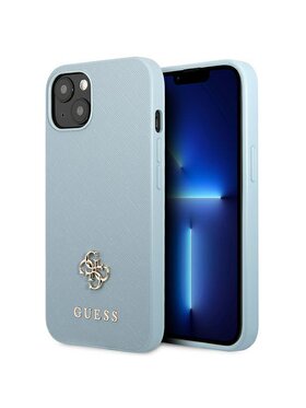 Guess Guess Etui na telefon iPhone 13 Mini Błękitny
