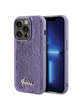 Guess Guess Etui na telefon iPhone 15 Pro Max Fioletowy