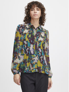 ICHI ICHI Camicia 20119759 Multicolore Regular Fit