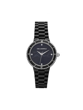 KARL LAGERFELD KARL LAGERFELD Karóra R0553104504 Fekete
