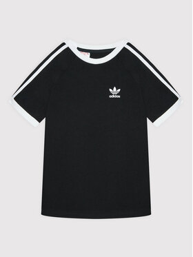 adidas adidas Футболка 3-Stripe H35545 Чорний Regular Fit