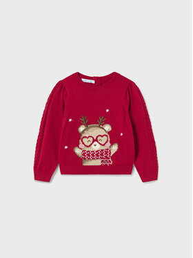 Mayoral Mayoral Sweter 2.312 Czerwony Regular Fit