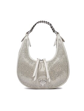 Pinko Pinko Kabelka Brioche Hobo Mini AI 23-24 PLTT 101433 A159 I30N Šedá