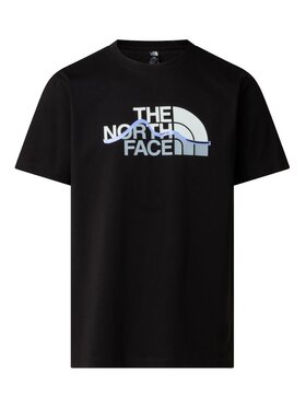 The North Face The North Face T-Shirt Mountain Line Regular Tee Czarny Regular Fit
