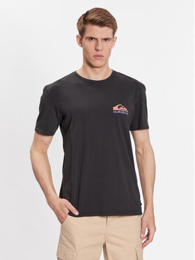 Quiksilver Quiksilver Póló Pas Time Paradise EQYZT07252 Fekete Regular Fit