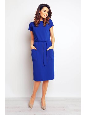 Infinite You Infinite You Sukienka letnia M085 Niebieski Basic Fit