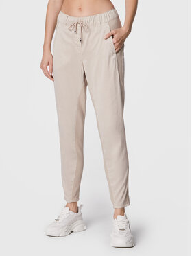 Marc Aurel Marc Aurel Штани з тканини 1615 2300 93133 Бежевий Loose Fit