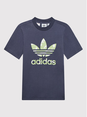 adidas adidas T-Shirt Camo Graphic HF7452 Dunkelblau Regular Fit