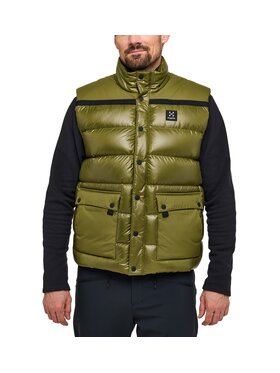 Haglöfs Haglöfs Kamizelka Funäs Down Vest Men Zielony Regular Fit