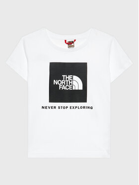 The North Face The North Face T-krekls Box NF0A7X5C Balts Regular Fit