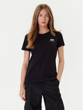 Alpha Industries Alpha Industries Футболка Basic T Small Logo 196054 Чорний Regular Fit