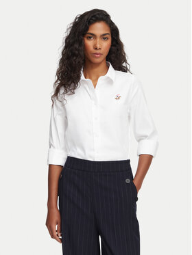 Beverly Hills Polo Club Beverly Hills Polo Club Cămașă P-SS26W-SH6600 Alb Regular Fit