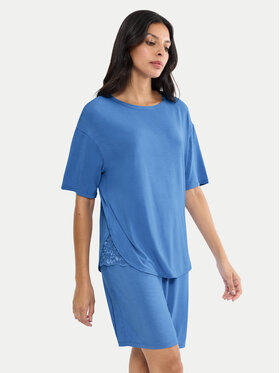 Triumph Triumph Πιτζάμα Timeless Sensuality 10222627 Μπλε Relaxed Fit