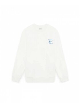 Drole de Monsieur Drole de Monsieur Felpa g-sw157-co127-ow Bianco Regular Fit
