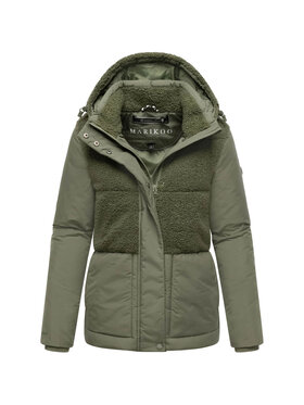 Marikoo Marikoo Kurtka zimowa Sheeta Zielony Regular Fit