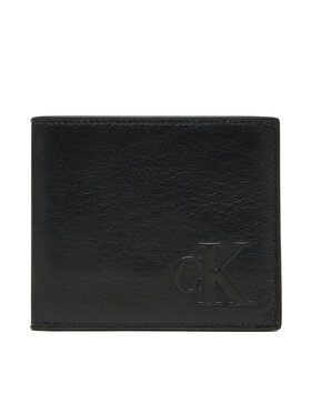 Calvin Klein Calvin Klein Велике Чоловіче Портмоне Ck Ew Billfold W/ Coin LV04G1072G Чорний
