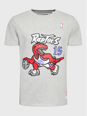 Mitchell & Ness Mitchell & Ness T-Shirt BMTRINTL1074 Szary Regular Fit
