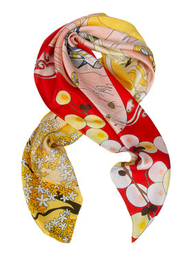 ALLORA BE UNIQUE ALLORA BE UNIQUE Foulard jedwabna Giallo