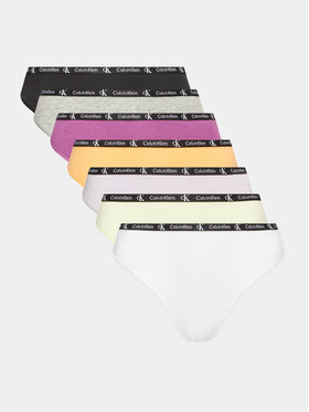 Calvin Klein Underwear Calvin Klein Underwear Set 7 kusů kalhotek typu tanga 000QD3992E Barevná