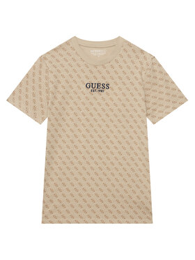 Guess Guess T-Shirt L6YI17 K3744 Beige Regular Fit