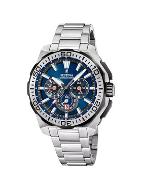 Festina Festina Zegarek F20724-2 Srebrny