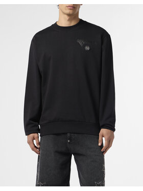 PHILIPP PLEIN PHILIPP PLEIN Mikina 25977 Čierna Regular Fit