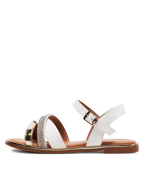 Tommy Hilfiger Sandali Flat Sandal T3A2-33252-0326 Bela