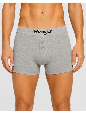 Wrangler Wrangler Bokserki Tain 3 Pack Cotton Elastane Button Fly Trunks Kolorowy