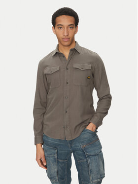 G-Star Raw G-Star Raw Hemd Marine D24963-D454 C496 Grau Slim Fit