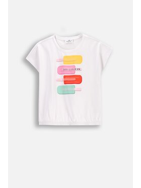 Coccodrillo Coccodrillo T-Shirt WC5143204HGJ-001 Biały Regular Fit