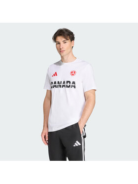 adidas adidas Koszulka techniczna 158539 Biały Regular Fit