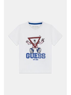 Guess Kids Guess Kids T-Shirt 183053 Biały Classic Fit