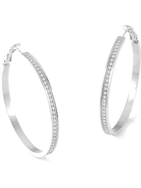 Guess Guess Náušnice JUBE02247JWRHT/U Strieborná