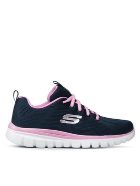 Skechers Skechers Sneakersy Gel Connected 12615/NVPK Granatowy
