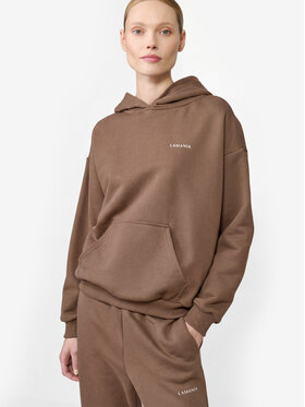 La Mania La Mania Bluza TRACK Brązowy Basic Fit