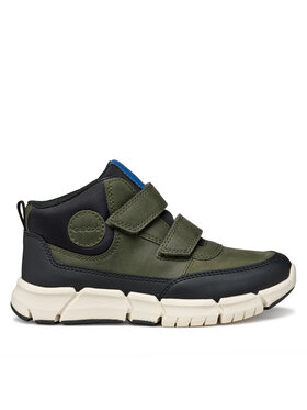 Geox Geox Šnurovacia obuv J Flexyper J569BA 0ME32 C3009 S Tmavo zelená