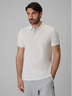 4F 4F Polo COMMERCIAL Biały Regular Fit