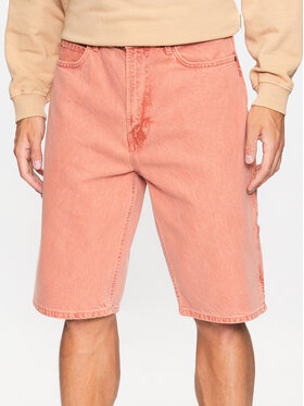 HUGO Hugo Дънкови шорти 50489893 Оранжев Regular Fit