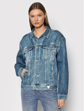 Guess Guess Джинсова куртка W2RN16 D3Y0V Голубий Regular Fit